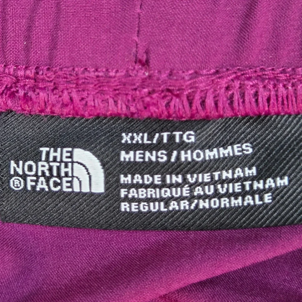 The North Face Jogger Pants Mens XXL Active Hiking Tapered Elastic Waist Purple
